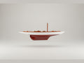 Half-Hull Model Tuiga 115 x 12 x H. 36 cm