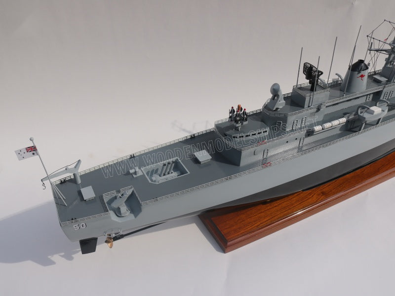 Model Warship HMAS Swan (III) 50 100 x 11 x H. 34 cm
