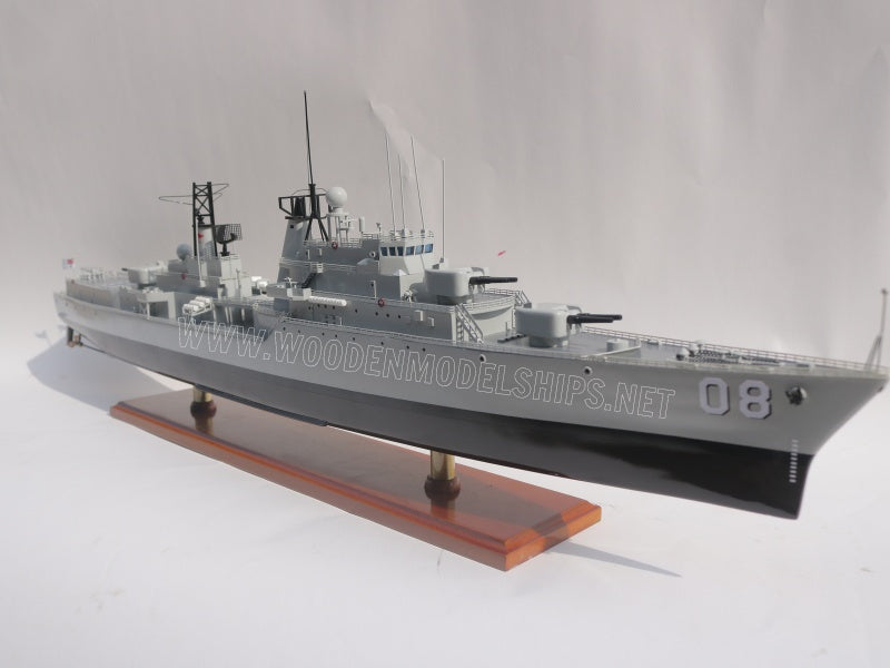 Modell-Kriegsschiff HMAS Vendetta (D08) 100 x 11 x H. 34 cm