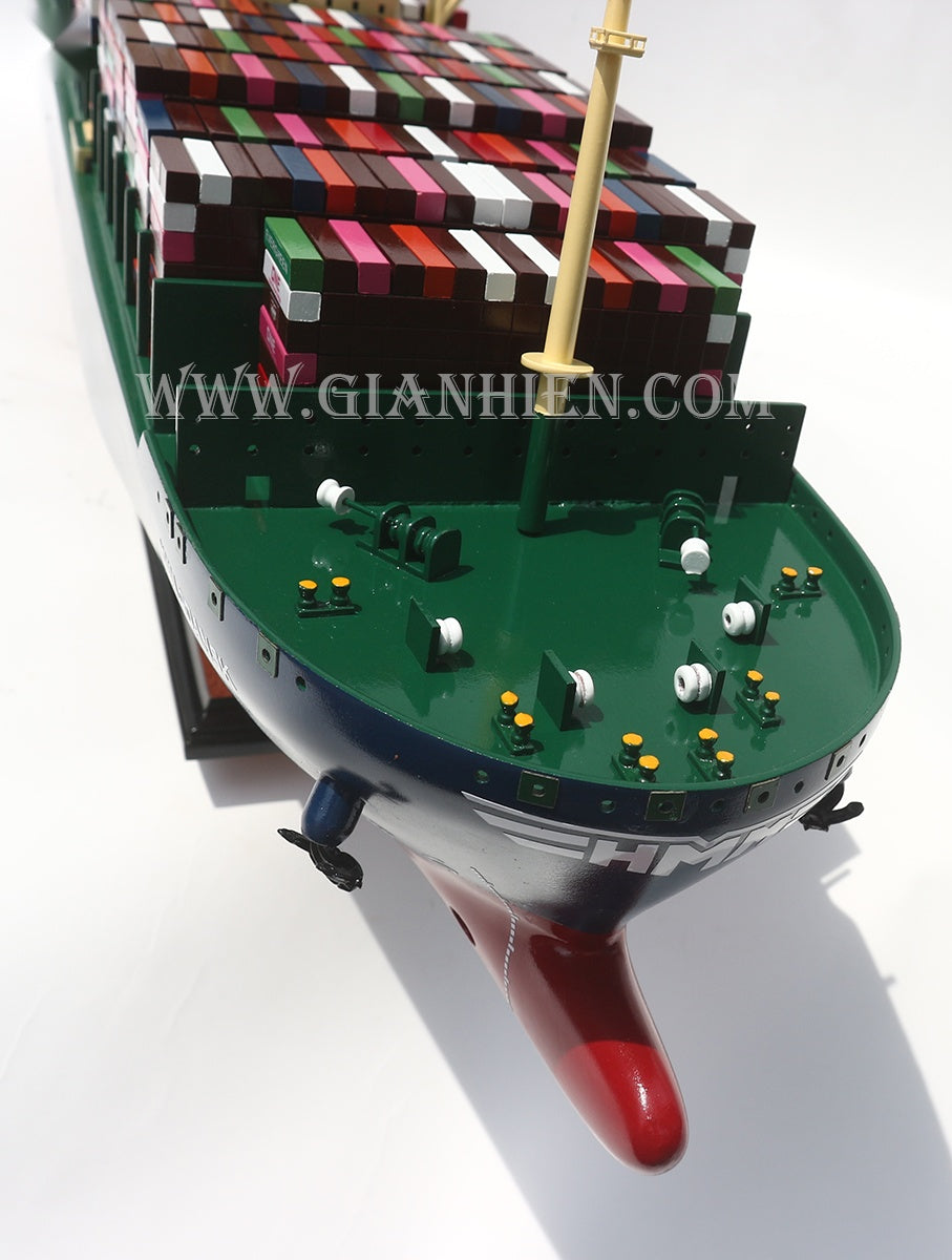 Model Cargo Ship HMM Gdansk 105 x 16 x H. 29 cm