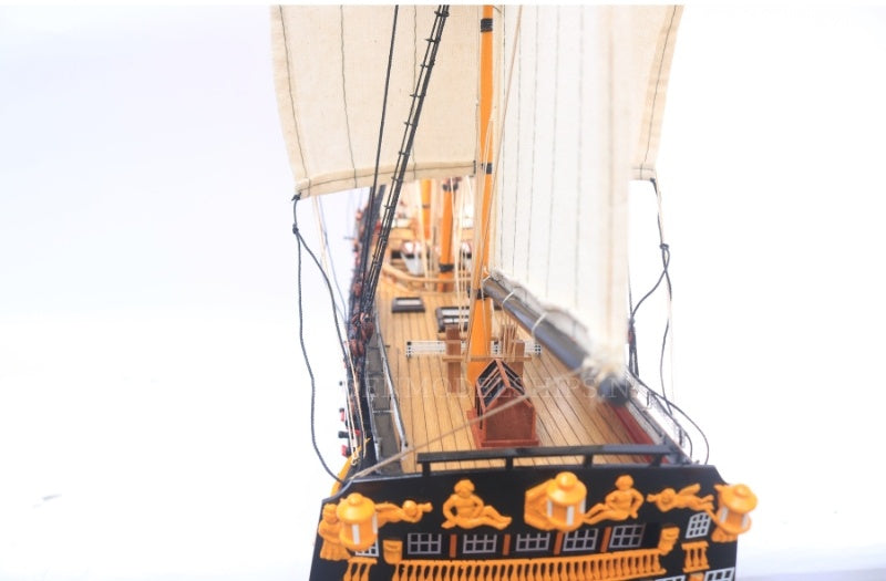 Modellsegelschiff HMS Agamemnon 74 x 19 x H. 74 cm
