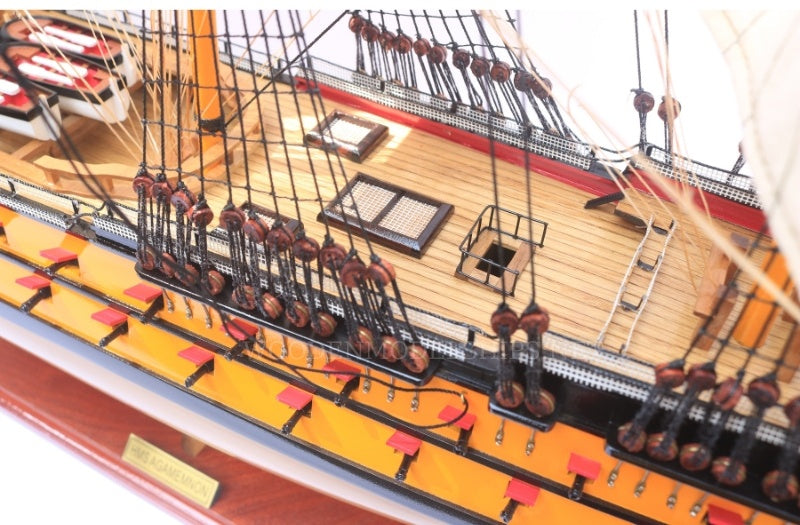 Modellsegelschiff HMS Agamemnon 74 x 19 x H. 74 cm