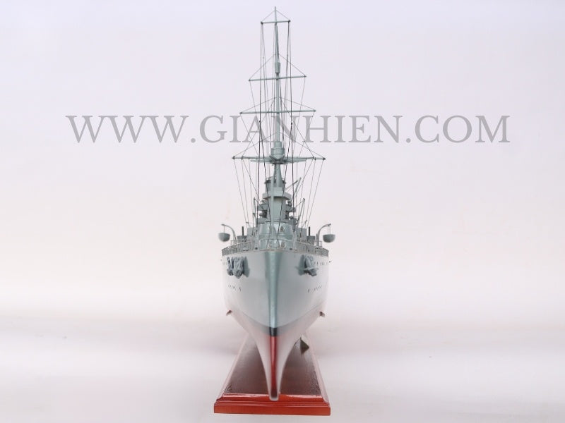 Model Warship HMS Tiger (1913) 101 x 16 x H. 48 cm