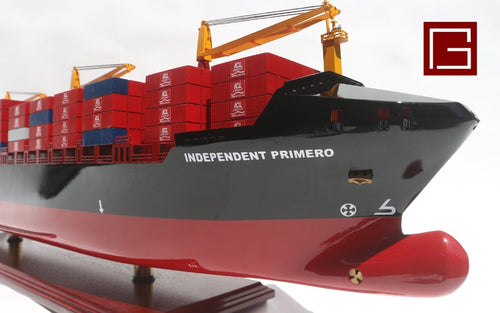 Model Cargo Ship Independent Primero 102 x 17 x H. 31 cm
