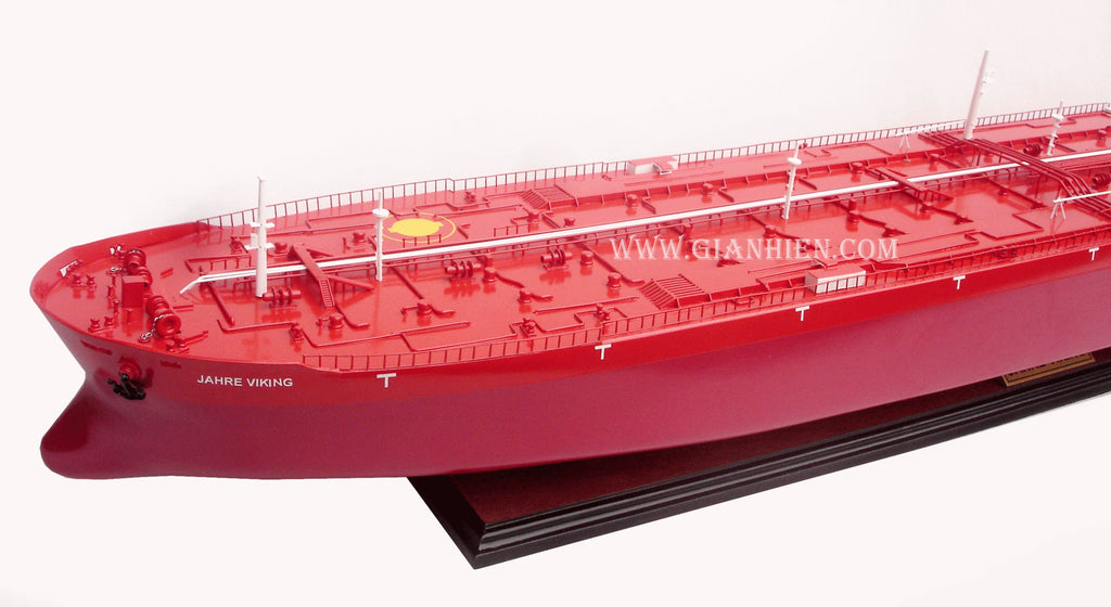 Model Cargo Ship Jahre Viking 115 x 21 x H. 28 cm