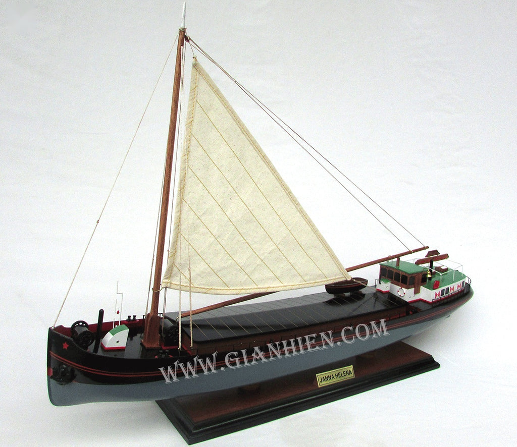 Traditional Model Boat Janna Helena 64 x 12 x H. 44 cm