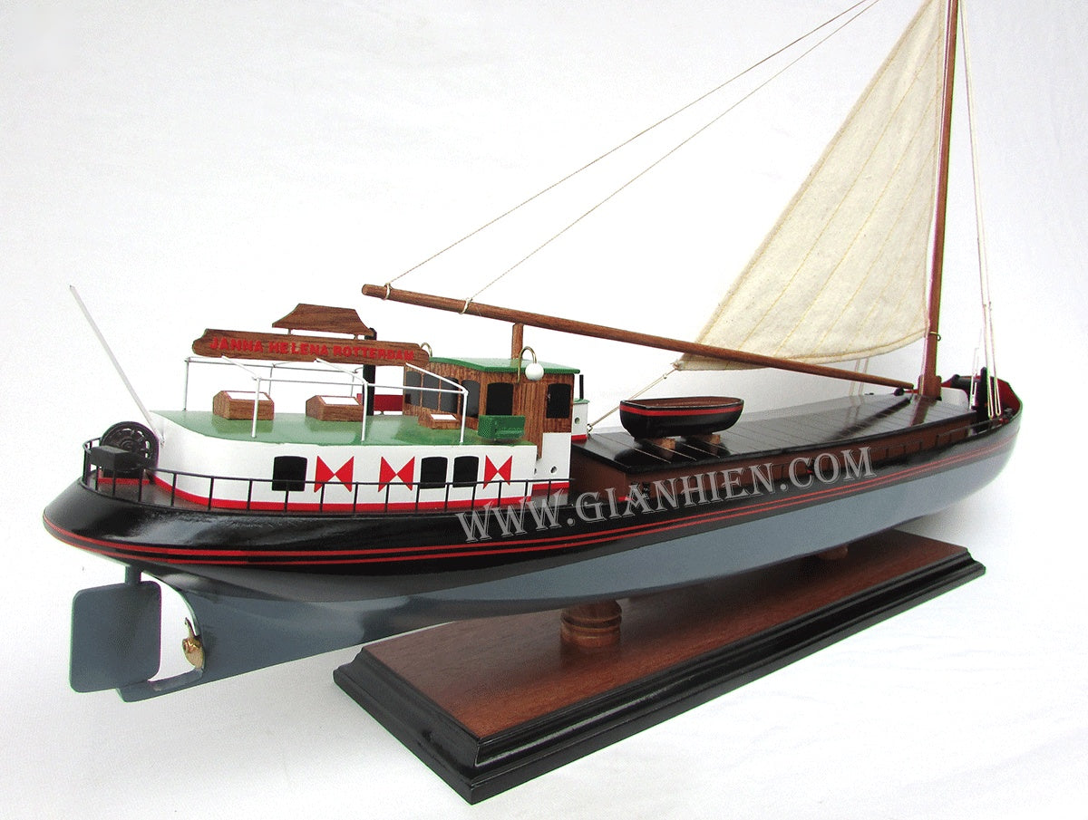 Traditional Model Boat Janna Helena 64 x 12 x H. 44 cm