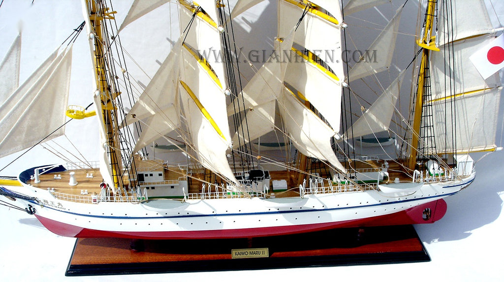 Model Tall Ship Kaiwo MARU II 80 x 12 x H. 70 cm