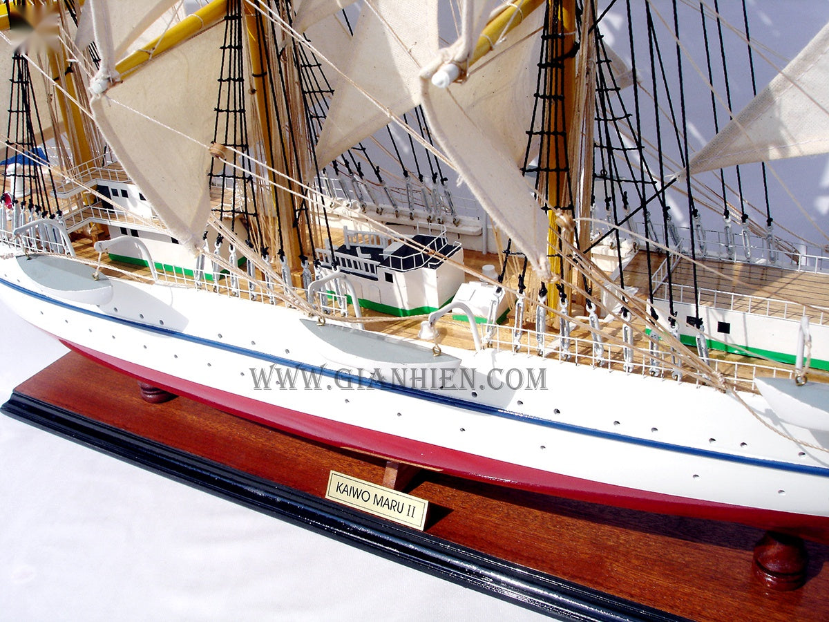 Modellsegelschiff Kaiwo MARU II 80 x 12 x H. 70 cm