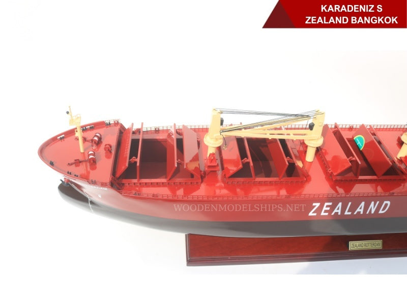 Model Cargo Ship Karadeniz S - Zealand Bangkok 102 x 17 x H. 33 cm