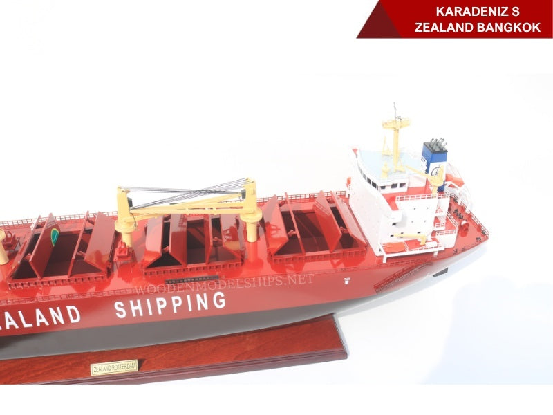 Model Cargo Ship Karadeniz S - Zealand Bangkok 102 x 17 x H. 33 cm