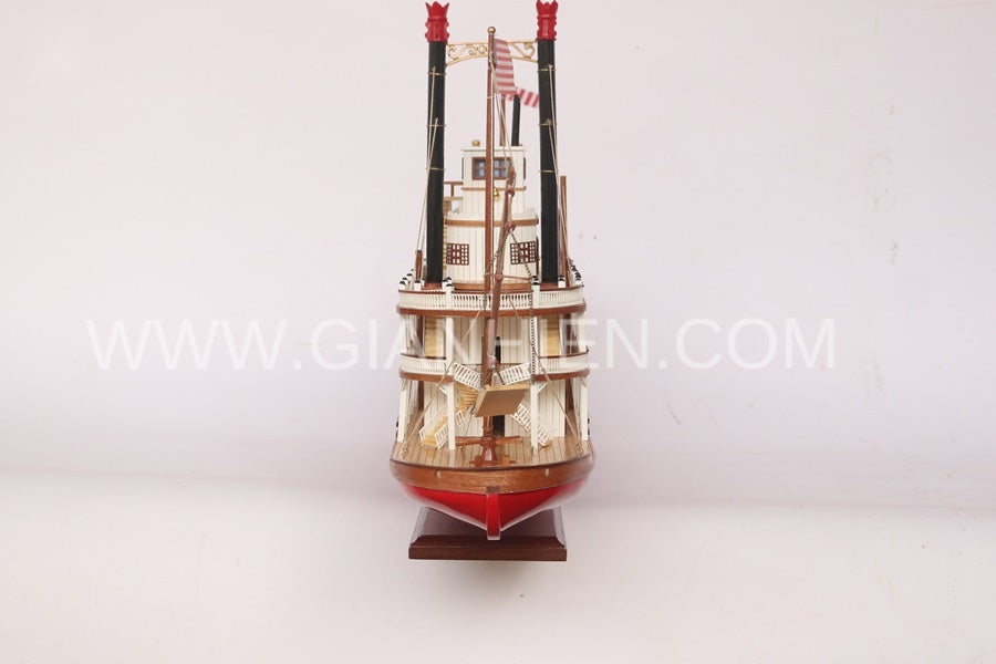 Model Ocean Liner King of the Mississippi 80 x 17 x H. 42 cm