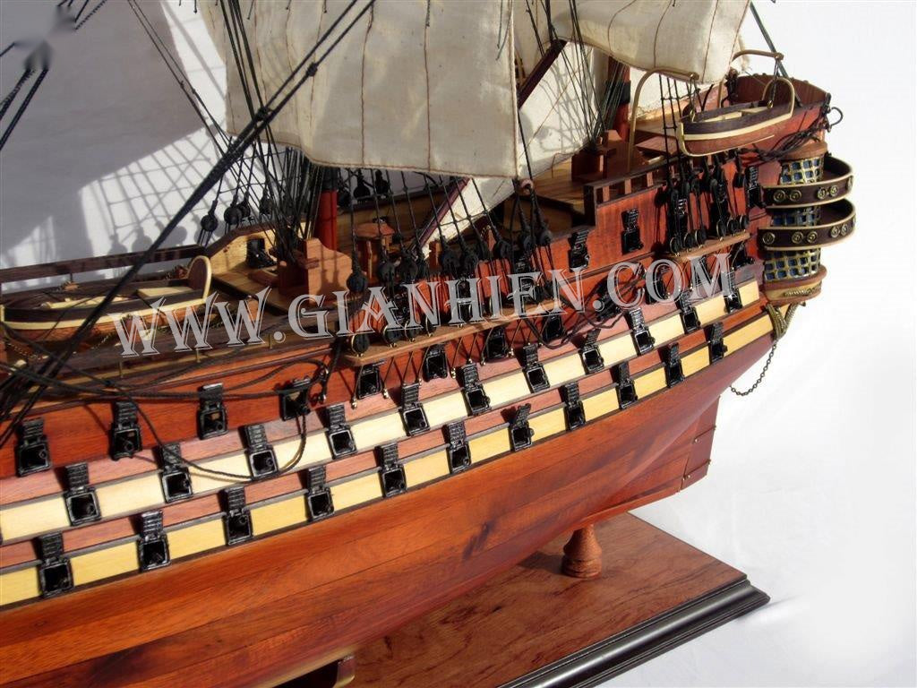 Modellsegelschiff LA Bretagne 63 x 14 x H. 66 cm
