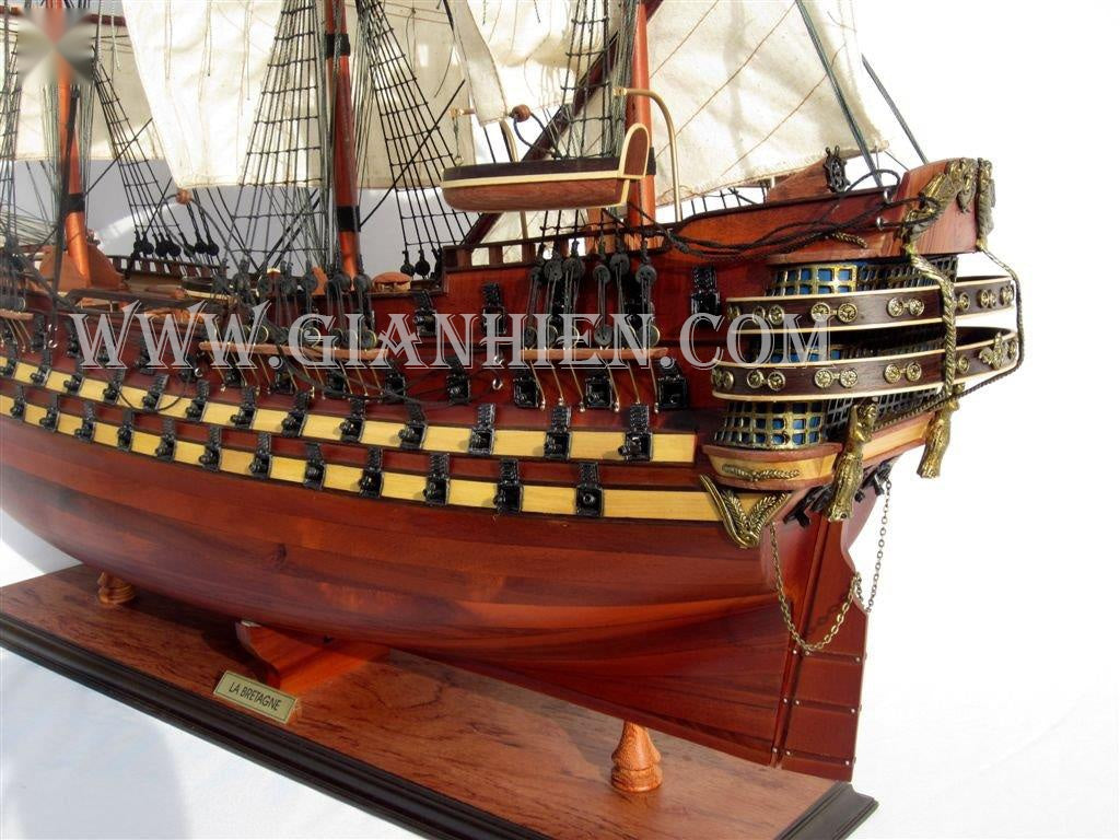 Model Tall Ship LA Bretagne 63 x 14 x H. 66 cm
