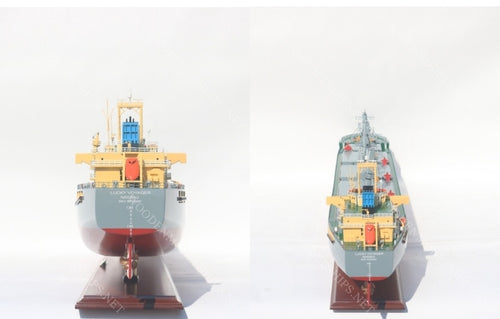 Model Cargo Ship Lucky Voyager 100 x 19 x H. 31 cm