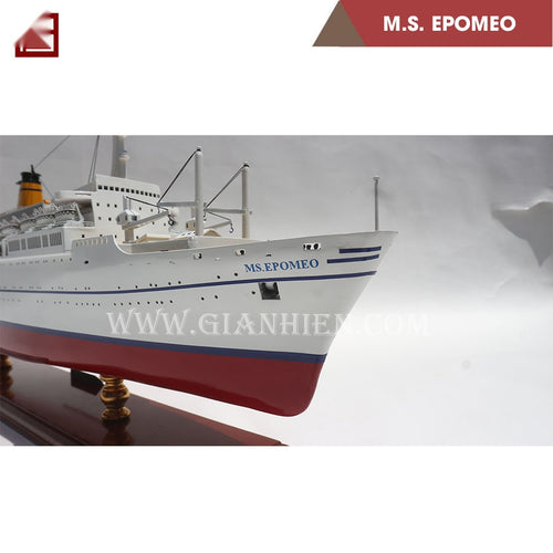 Model Ocean Liner MS Epomeo 80 x 11 x H. 30 cm