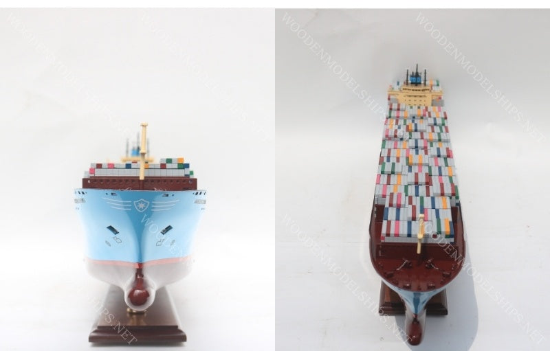 Model Cargo Ship Maersk Hartford 102 x 15 x H. 31 cm