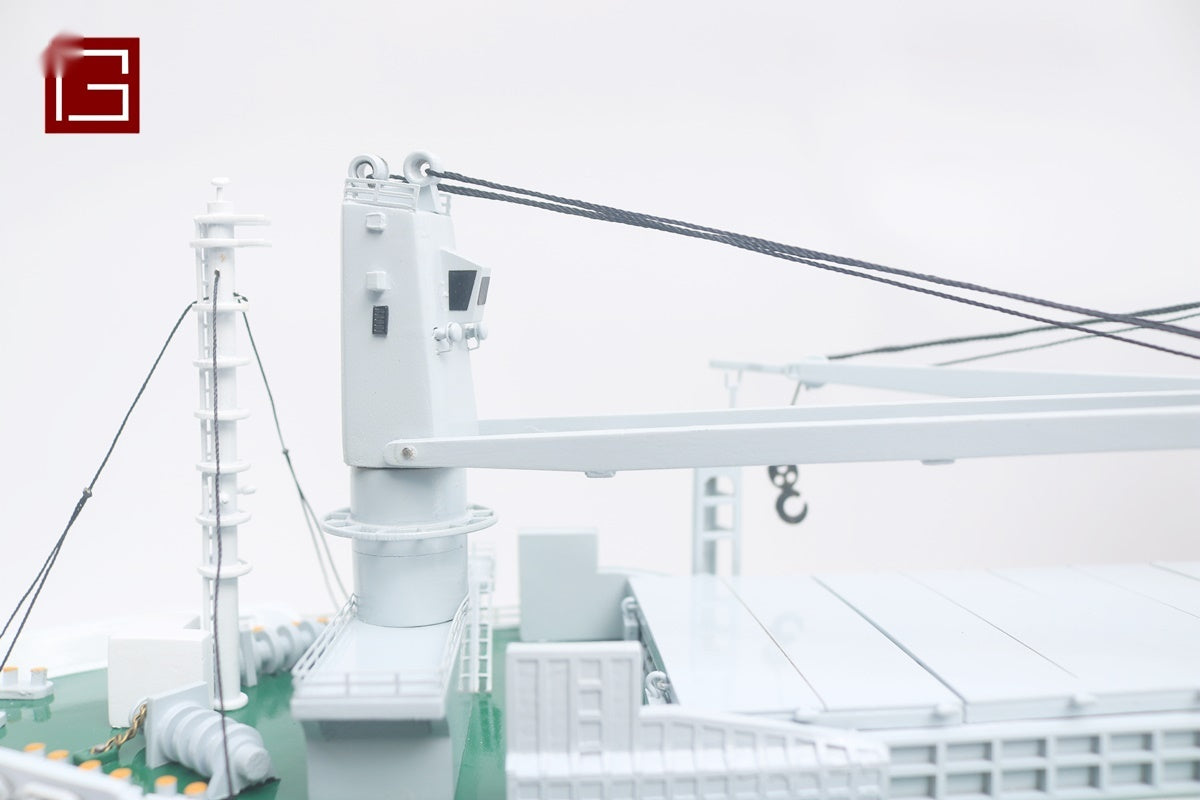 Model Cargo Ship MAHO Coral 80 x 12 x H. 33 cm