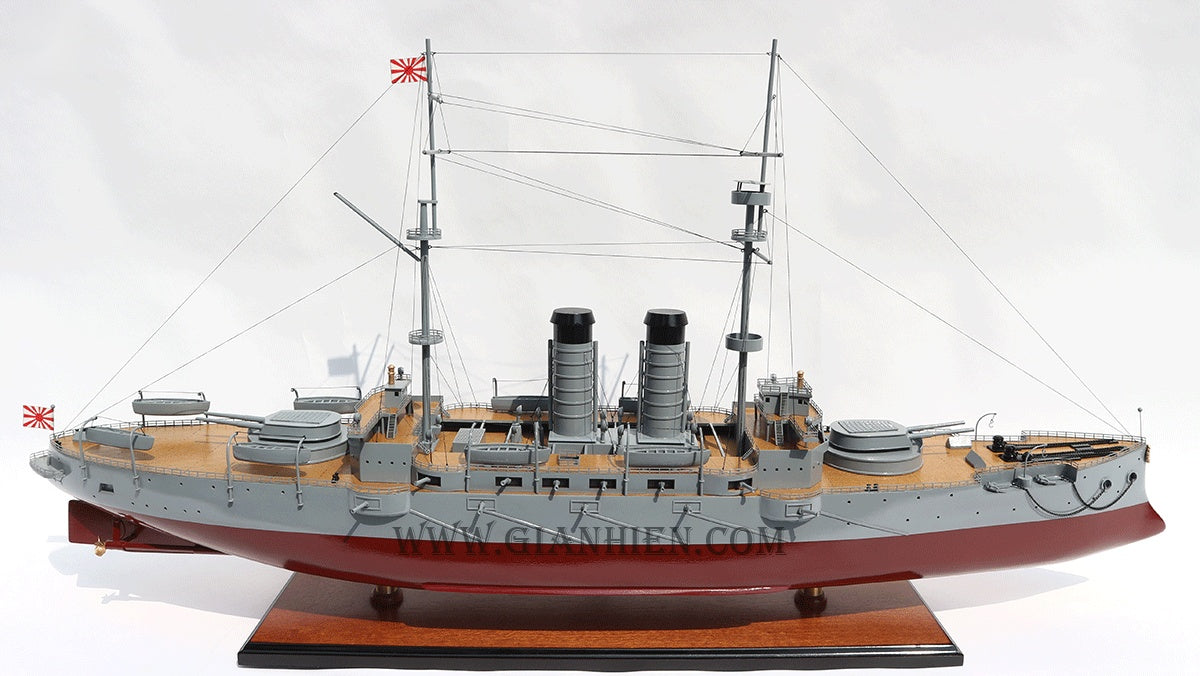 Model Warship Mikasa 102 x 19 x H. 52 cm