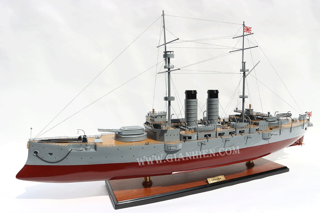 Model Warship Mikasa 102 x 19 x H. 52 cm
