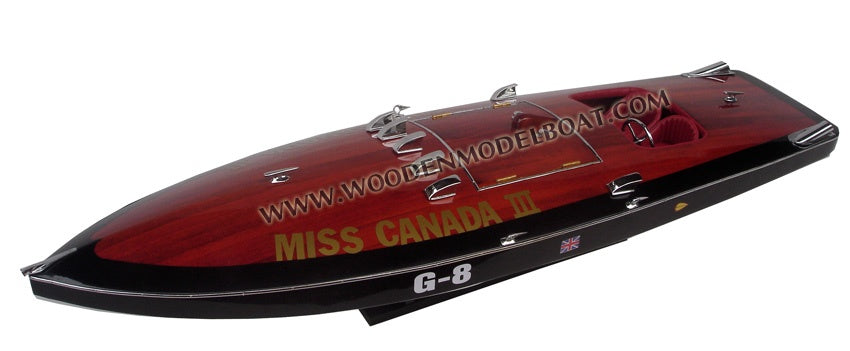 Modell-Speedboot MISS Canada III 85 x 26 x H. 18 cm