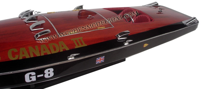 Modell-Speedboot MISS Canada III 85 x 26 x H. 18 cm