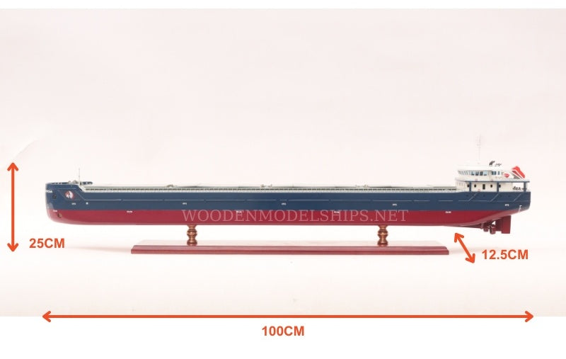 Modell-Frachtschiff Mohican 101 x 12.5 x H. 25 cm