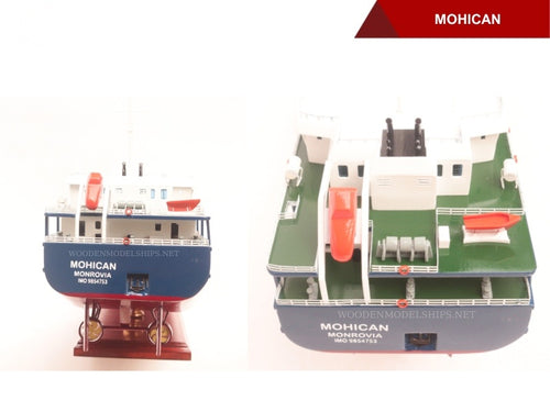 Model Cargo Ship Mohican 101 x 12.5 x H. 25 cm
