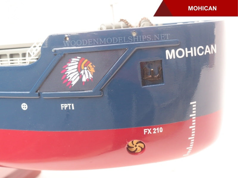 Modell-Frachtschiff Mohican 101 x 12.5 x H. 25 cm
