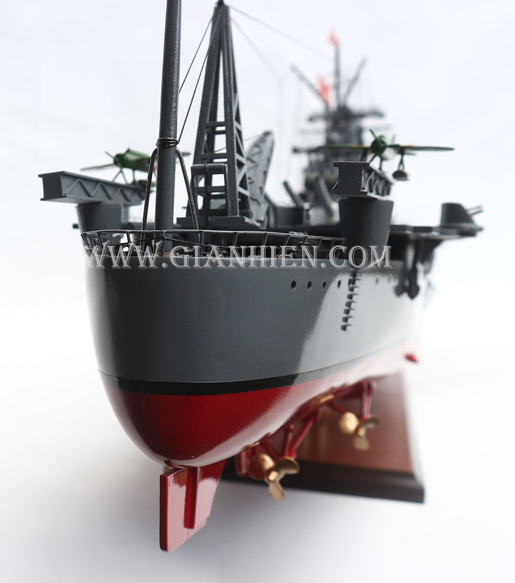 Model Warship Musashi 120 x 21 x H. 36 cm
