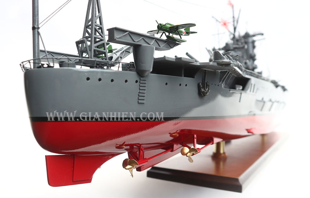 Model Warship Musashi 120 x 21 x H. 36 cm