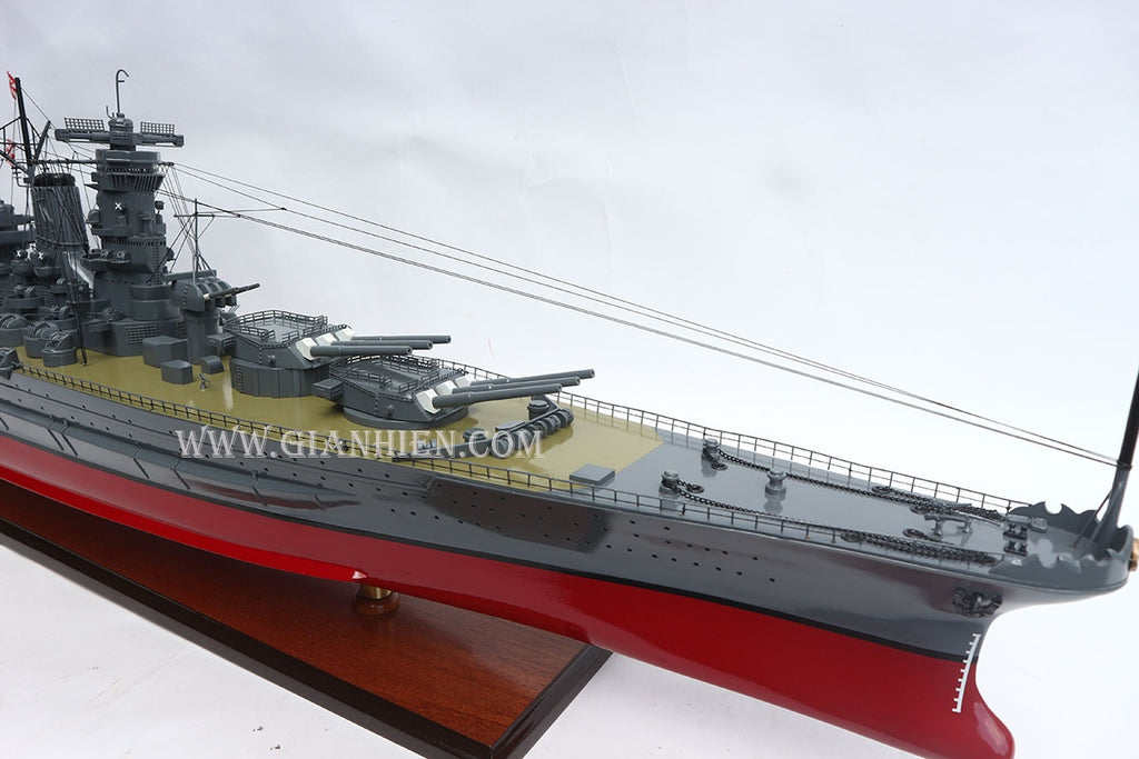 Model Warship Musashi 120 x 21 x H. 36 cm