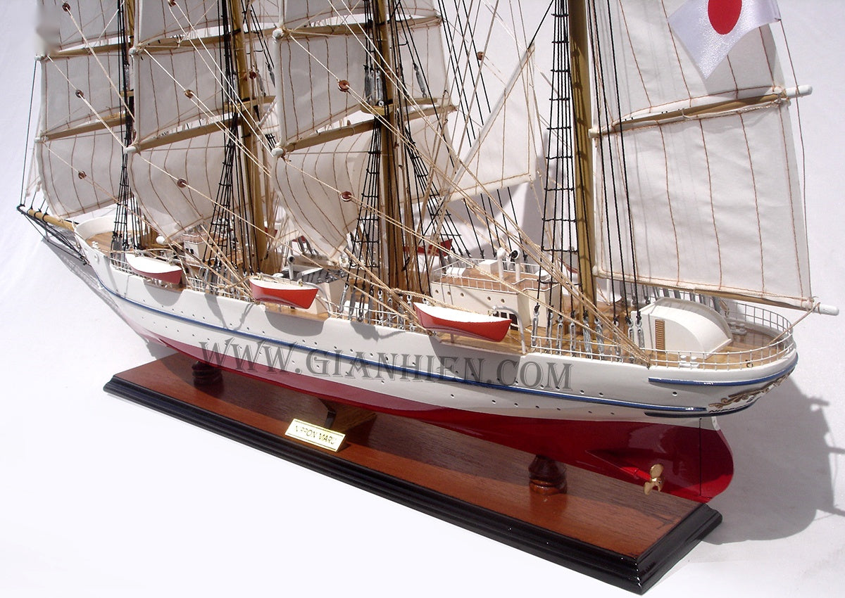 Modellsegelschiff Nippon MARU II 80 x 12 x H. 68 cm