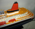 Model Ocean Liner Nippon MARU with Lights 80 x 13 x H. 31 cm
