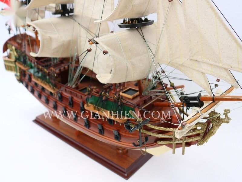 Model Tall Ship Norske LOVE 63 x 15 x H. 62 cm