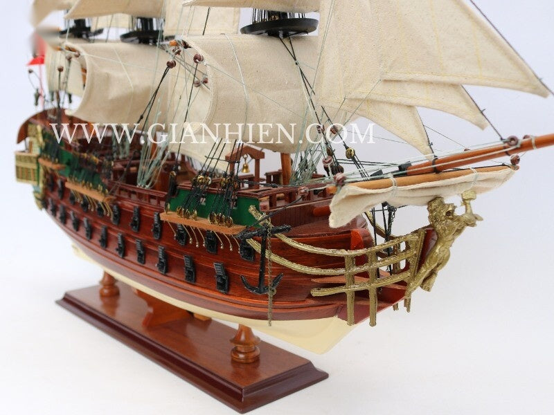 Modellsegelschiff Norske LOVE 63 x 15 x H. 62 cm