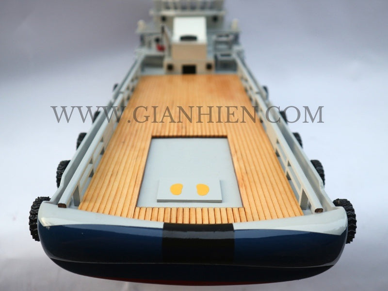 Modell-Frachtschiff Offshore Support Vessel 70 x 19 x H. 31 cm