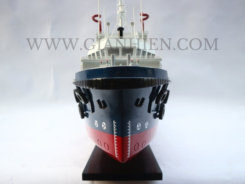 Modell-Frachtschiff Offshore Support Vessel 70 x 19 x H. 31 cm