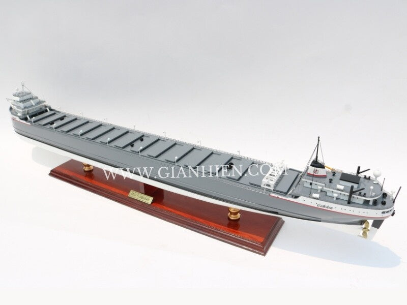 Modell-Frachtschiff Ojibway 100 x 10 x H. 23 cm