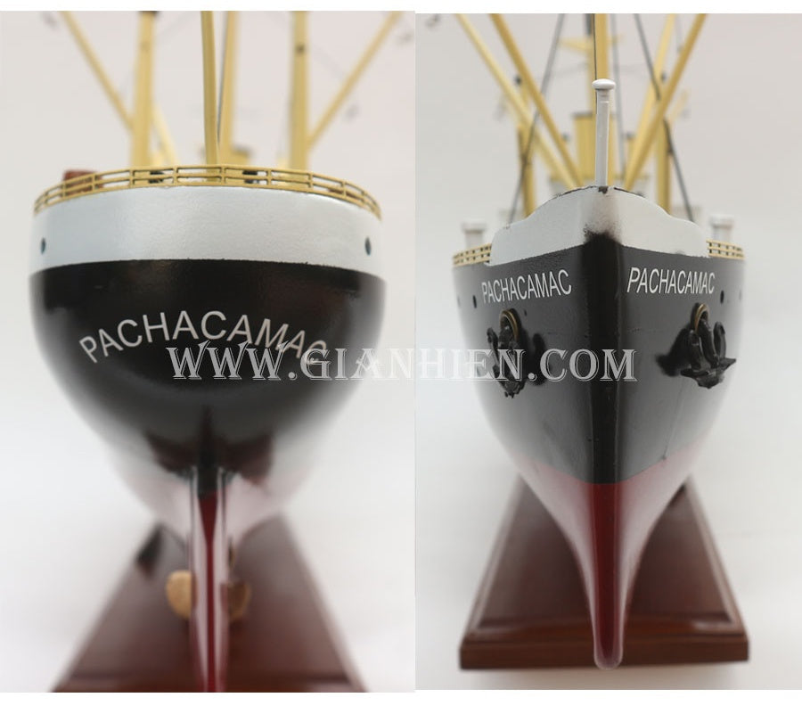 Model Ocean Liner Pachacamac 75 x 12 x H. 37 cm