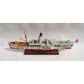 Modell-Ozeanliner Paddle Steamer Skibladner 72 x 14 x H. 23 cm