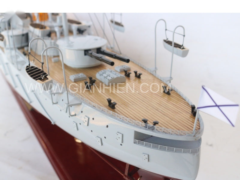 Model Warship Poltava 78 x 21 x H. 73 cm