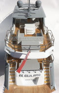Modellyacht PRINCESS 35M - Gray/Black 94 x 20 x H. 45 cm
