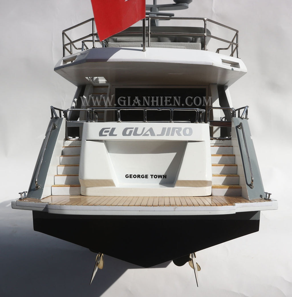 Modellyacht PRINCESS 35M - Gray/Black 94 x 20 x H. 45 cm