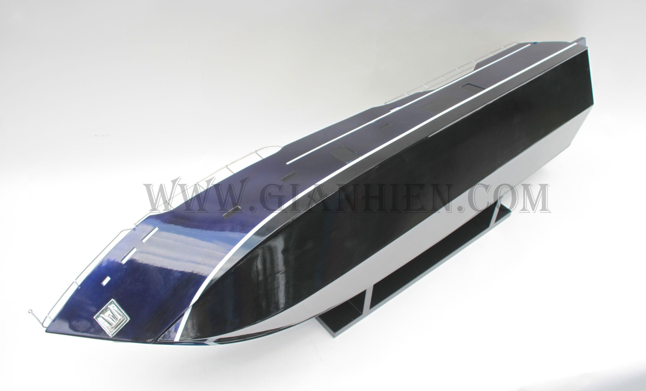 Modellyacht PRINCESS SUPERYACHTS 30M - Blue/Black 94 x 20 x H. 36 cm