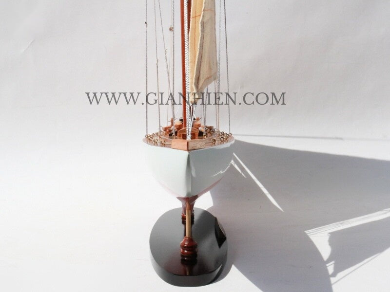 Model Sailing Boat Ranger Painted 80 x 13 x H. 100 cm