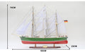 Modellsegelschiff Rickmer Rickmers 93 x 23 x H. 74 cm
