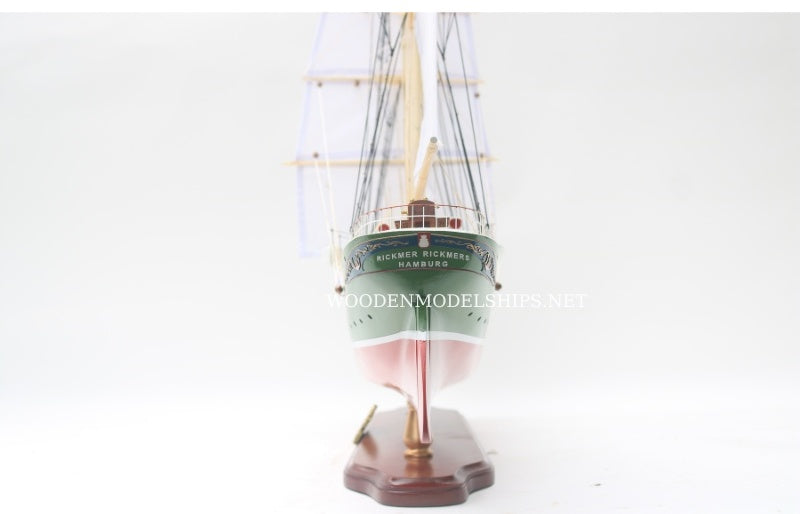 Modellsegelschiff Rickmer Rickmers 93 x 23 x H. 74 cm