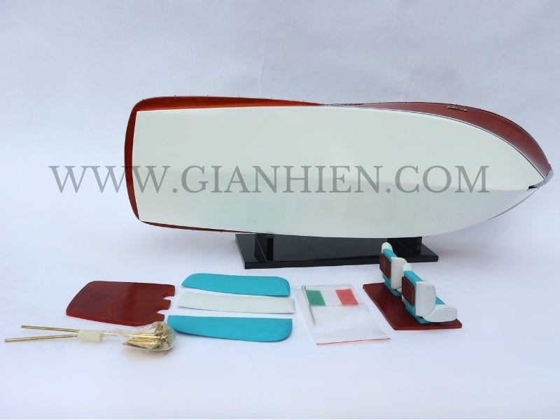 Model Speed Boat RIVA Aquarama Ready for RC 87 x 26 x H. 24 cm