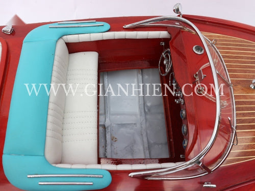Model Speed Boat RIVA Aquarama Ready FOR RC 67cm 87 x 26 x H. 24 cm